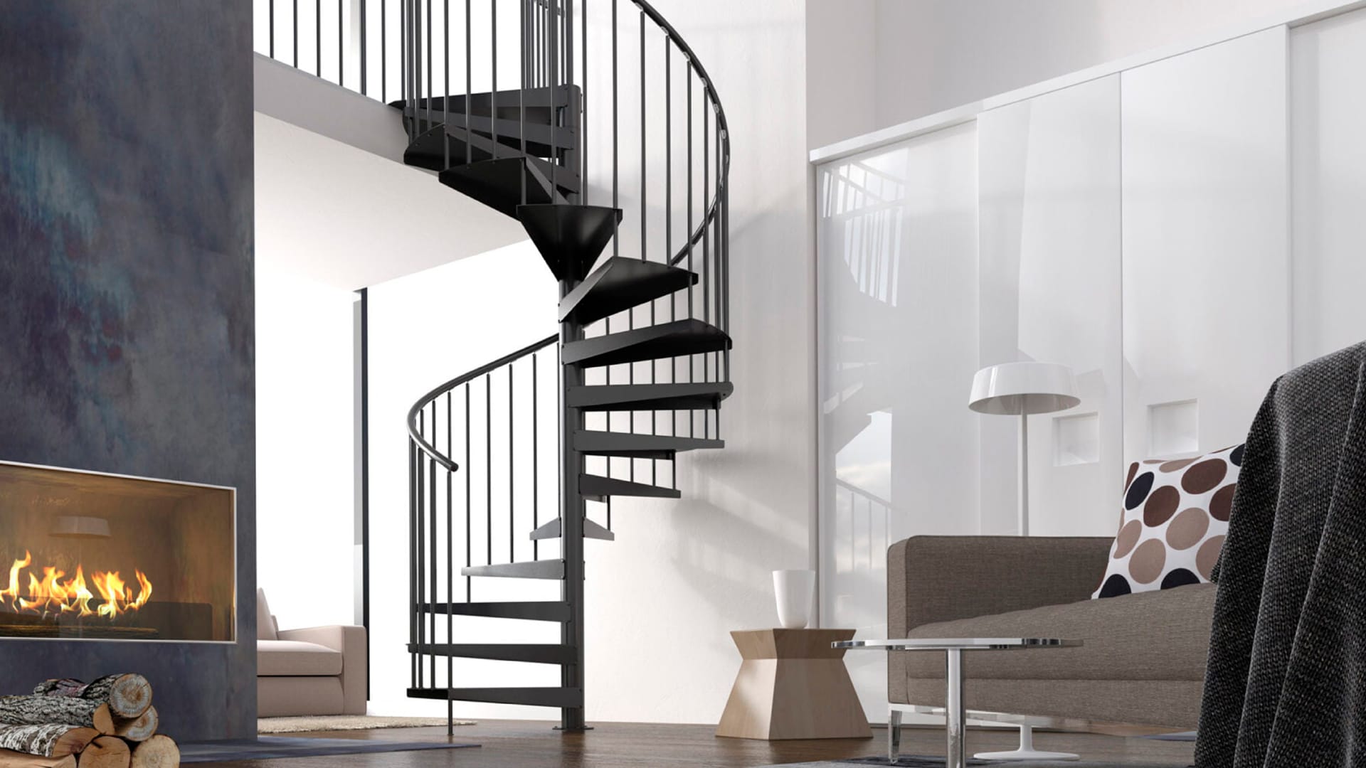 Drömtrappor ståltrappa Pure Steel